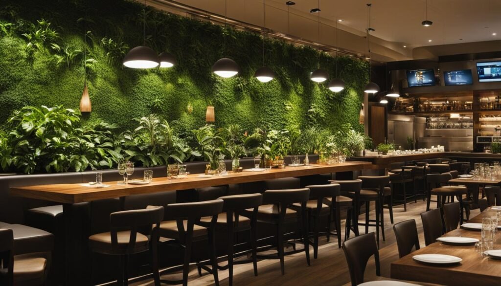 ser eco-friendly en restaurantes