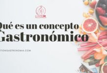 ¿Qué es un concepto gastronómico?